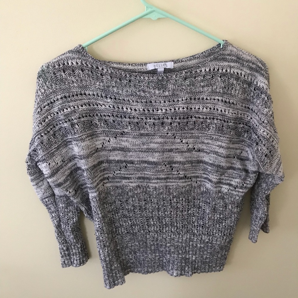Delia’s Grey Sweater